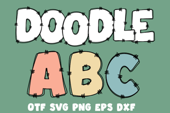 Doodle Abc Font Design Ideas and Uses