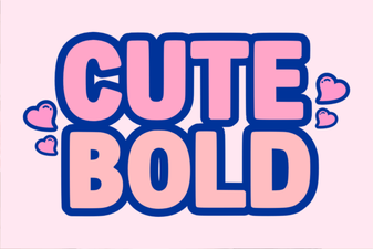 Cute Bold Font for Creative Projects