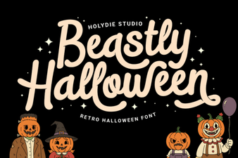 Beastly Halloween Font Design Ideas